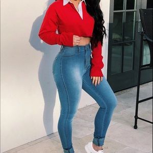 Fashion Nova High Waist Skinny Jeans